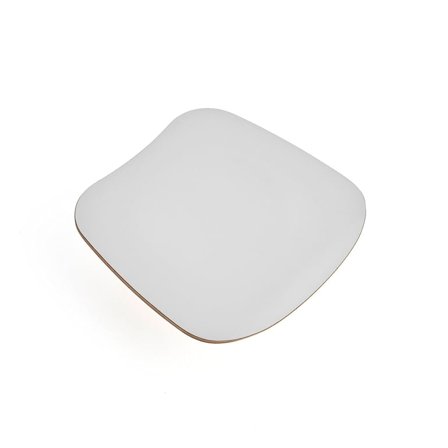 Sæde til skolestol YNGVE, metalstel, hvid, str. 6