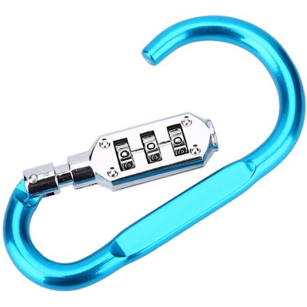 Resväska Bagage Säkerhetskombination Lås Karabinhake Lås Padlo