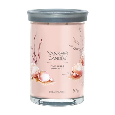 Yankee Candle Signature Tumbler Candles Pink Sands 567g - Candela Profumata