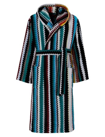Missoni Home Curt Hooded Bathrobe - Multi/patterned - S