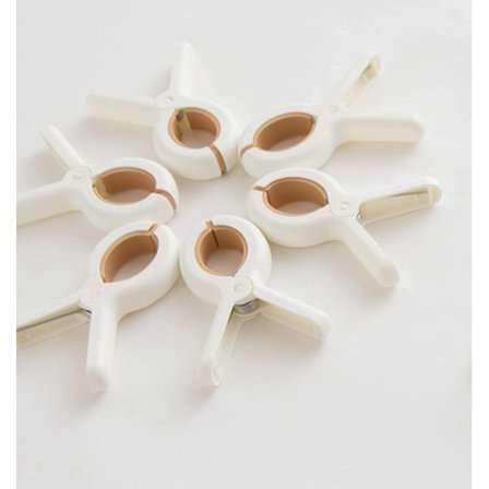 6 st Klädnypor i kraftig plast