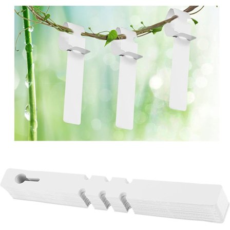 100 st plastväxtträd hängande etiketter runt plantskolan trädgård