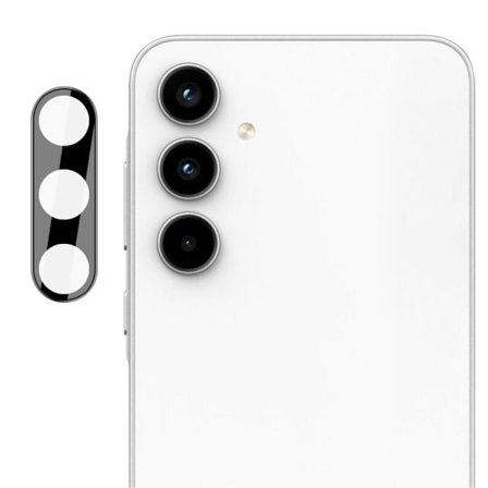 SKALO Samsung Galaxy A55 5G 3D Karkaistu Lasi kameroille - Musta