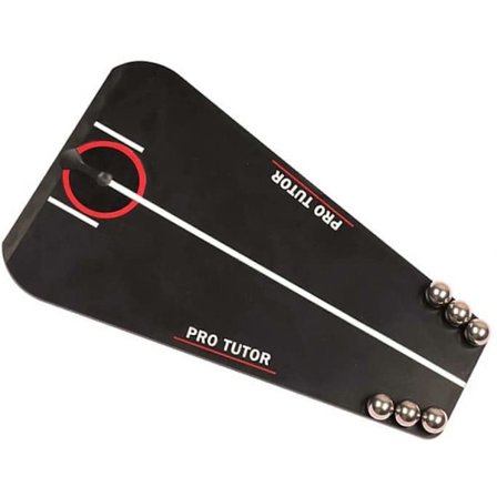 Golf Putting Tutor med Gratis Lynlåsetui, Golf Putting Træningshjælp Indendørs Udendørs Golf Putting Træning