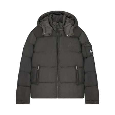 Malelions, Down Jacket Grijs, Heren, Maat:S