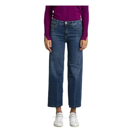 Liu Jo, Parfait Cropped Jeans B.up_25 Blauw, Dames, Maat:W26