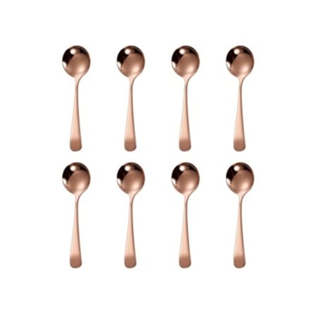 8 kappaleen setti korealaista ruostumatonta terästä olevia lusikoita, 6,4 tuumaa TRUYUETY