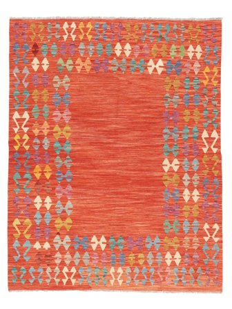 Tribal Small Kilim Afghan Old Style Rug 156X198 Wool
