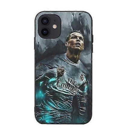 Iphone 12 13 14 Mini Pro Max Plus Mobilskal, Ins Ny Design Fotbollsstjärna Ronaldo Iphone Skal