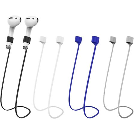 AirPods magnetisk anti-tapestropp, fargerik myk silikon sportsreim, nakkestropp