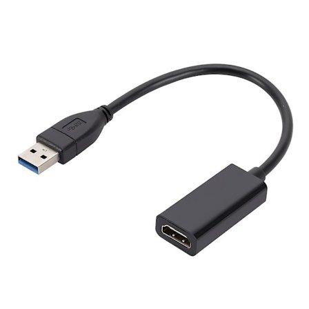 USB 3.0 til HDMI-kompatibel Adapter HD 1080P USB til HDMI Konverter Thunderbolt Ekstern Audio Video Adapter Kabel til Laptop PC MacBook-Perfet