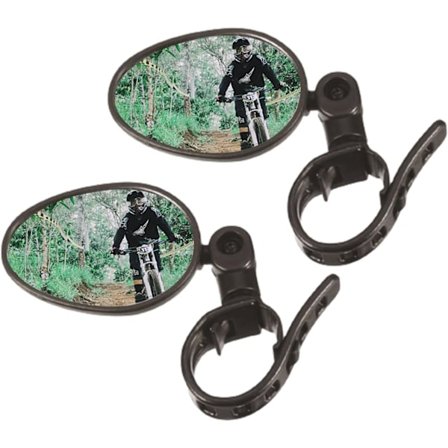 2 stk. Sykkelpeil 360° Roterbar Sykkelbakspeil Støtsikker Justerbar Sykkelvingespeil for Terrengsykkel Landeveissykkel Scooter