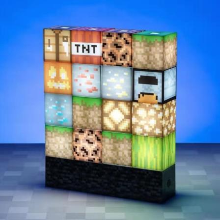 Minecraft-yövalot Rakennuspalikat Ompelevalaisin USB-virta