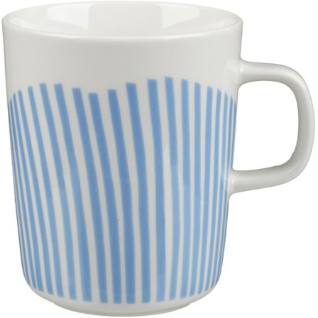 Marimekko Uimari krus, 2,5 dl, hvid/lyseblå - Hvid/blå | KitchenOne