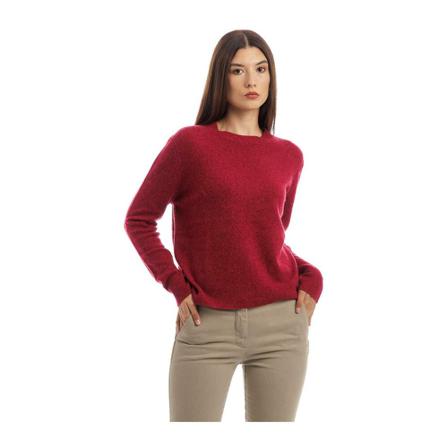 Aspesi, Round-neck Knitwear Rood, Dames, Maat:XS