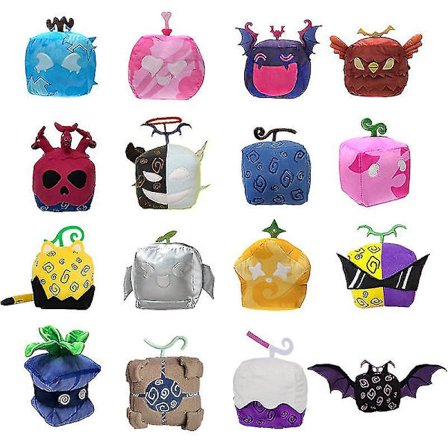 Blox Fruits Plysch Demonic Fruit Plysch Leksak Docka Semester Födelsedagspresent Till Vänner [DB]