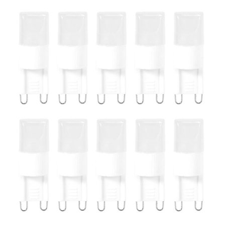 10x G9 1w LED-lampa, varmvit 3500 K, Subaoe [DB]