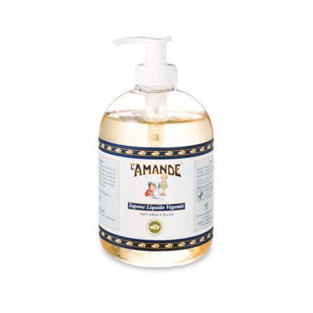 L'Amande Sapone Liquido Vegetale Senza Profumo 500ml