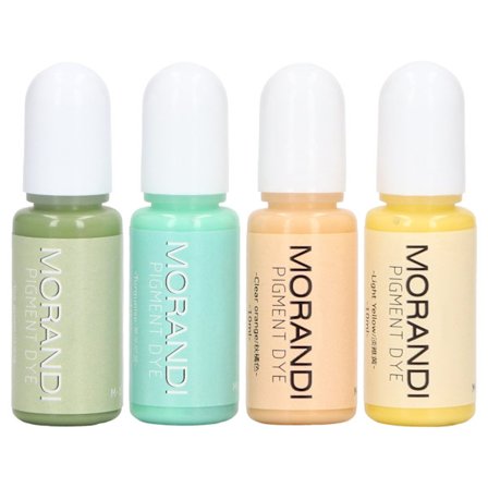 4 st Epoxy Resin Pigment Opaque Morandi 4 Färger Epoxy Resin UV-Lim DIY Kristalllim Färgpasta Färg Pigment Vätska