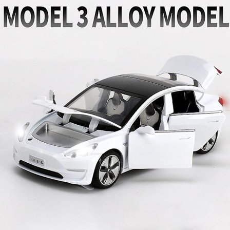 1:32 Tesla Model X Model 3 Model S Model Y Legering Bilmodell Diecasts Lekebil Lyd Og Lys Barn Leker Til Barn Gaver Gutt Leker