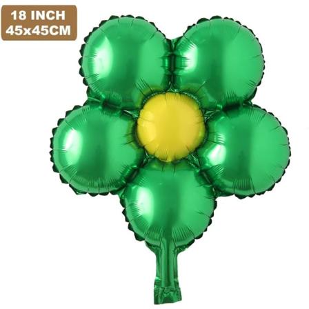 10 stk, fem kronblade blomster aluminiumsfolie balloner dejlige legetøj bryllup favoriserer og gaver 18 tommer baby shower fødselsdagsfest dekoration