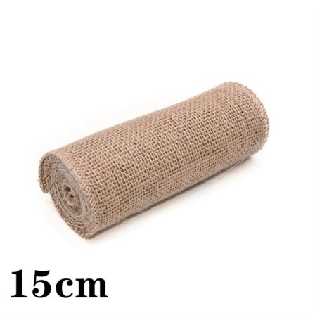 Naturligt jute stof Jute bånd 15 cm 15 cm