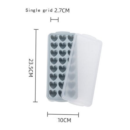 Isbitform Hjemmelaget isbrett BLÅHJERTE BLÅTT HJERTE