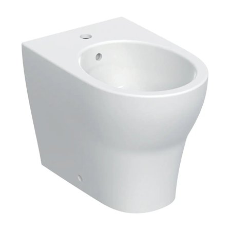 Bidet a pavimento Geberit Selnova Premium - filo parete Bianco