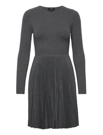 Plt C Mini Dr.pleat Dresses Knitted Dresses Svart Theory