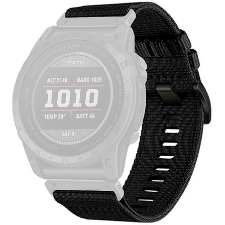 Klokkerem for Garmin Fenix 8 51mm/ Enduro 3/ Instinct 2X Universal 26mm Hurtigutløsende Nylon Canvas Klokkereim (FMY)