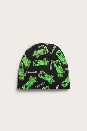 Kappahl | Czapka Minecraft Czarne 52/54 | Czarne