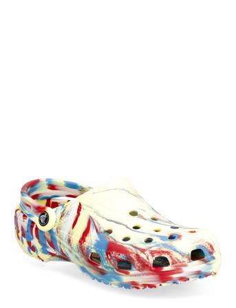 Classic Marbled Clog Shoes Clogs Multi/mønstret Crocs