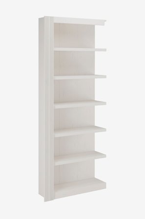 Loft24 - Bokhylle Billie Påbyggingsmodul Wide - Hvit - Bokhyller - Fra Homeroom