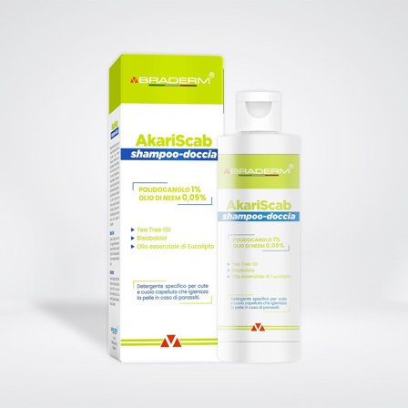 Braderm Akariscab Shampoo-Doccia 150ml