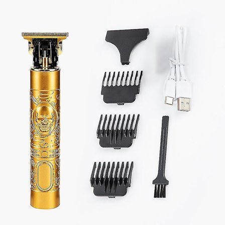 Elektrisk Hårtrimmer för USB Laddningsbar Elektrisk Rakapparat Skägg