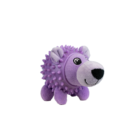 Pritax - Taggis Hundeleketøy Bjørn 11 x 8 x 8 cm Lilla - Hund - Hundeleker & spill - Myke leker - ZOO.no