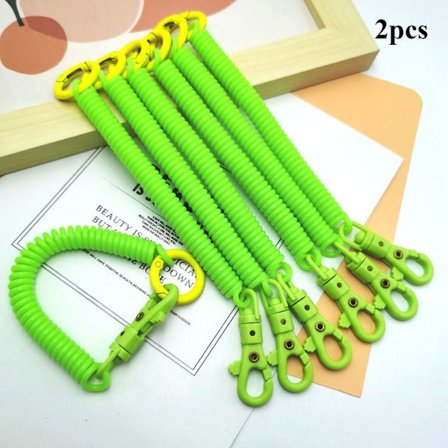 2 st plasttelefon fjäder elastiskt rep 4 4