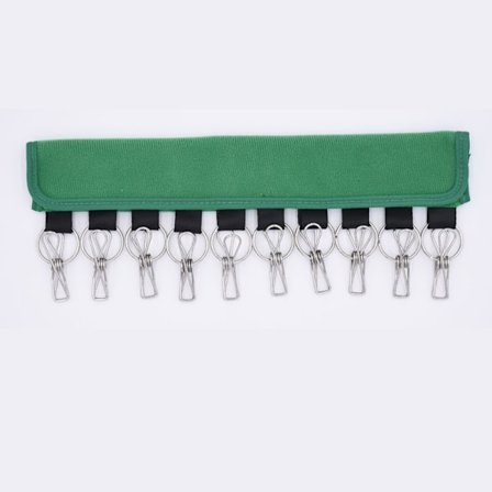 Hattklips henger sammenleggbar hatt henger baderom klær klips bærbar selvklebende borrelås frakk klips Khaki