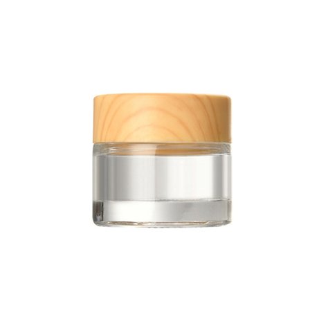 1 stk. Runde Glas Krukker med Lækagesikre Låg Tomme Glas Prøvekrukker til Makeup Ansigtscreme Øjencreme Læbepomade DIY Værktøj