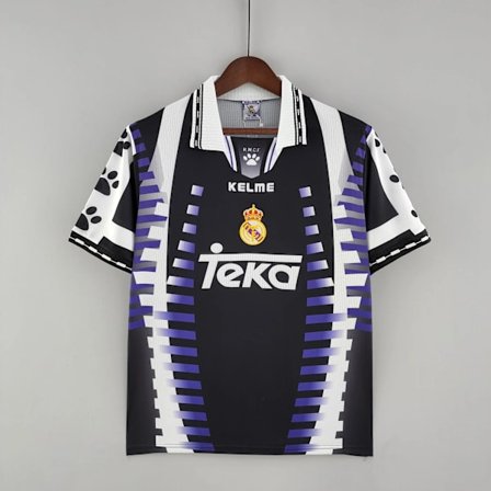 REAL MADRID 1997 - 1998 TREDJE TRØYE Retro Fotballdrakt for Menn