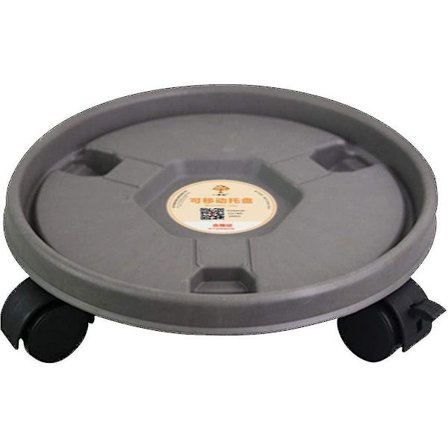 Rund Blomsterpotte Rulle Stativ Heavy Duty Mobil Plantestativ Med Universelle Hjul Indendørs Eller Udendørs