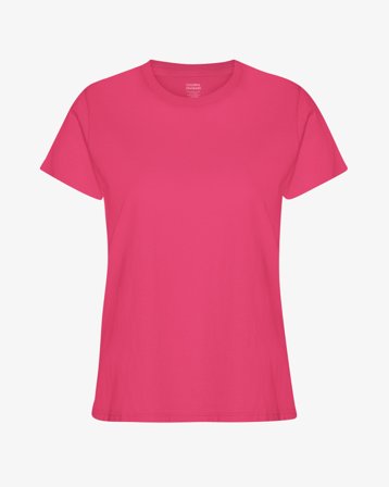 Women Light Organic Tee - Bubblegum Pink XS