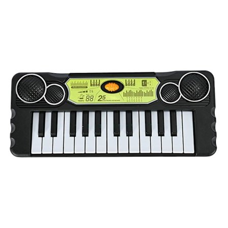 Barnas Keyboard Piano - 25 Taster Keyboard Piano for Barn Multifunksjonelt Musikk Pedagogisk Instrument Leke Keyboard Piano for 3, 4, 5, 6, 7, 8 