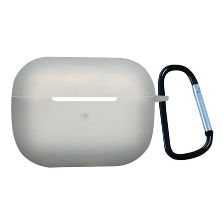 1,3 mm AirPods Pro 2 silikonfodral med spänne - Transparent