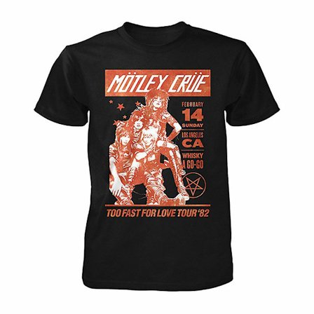 Motley Crue Too Fast For Love Tour T-shirt