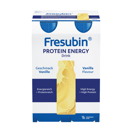 Fresubin Protein Energy Drink Næringsdrikk, Vanilje, 4x200 ml