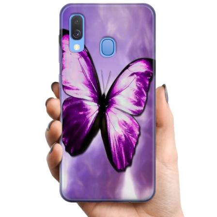 Samsung Galaxy A40 TPU Matkapuhelimen kuori Perhonen