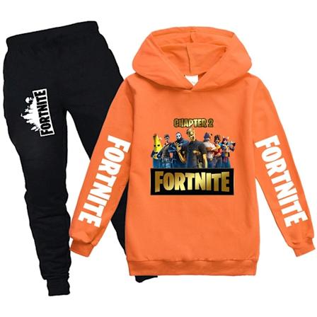 Uusi hupparisetti Lasten huppari ja housut Kaksi osaa Puuvillasetti Lasten vaatesetti 4-14 vuotta Väri-Xin Color 05 Size 150