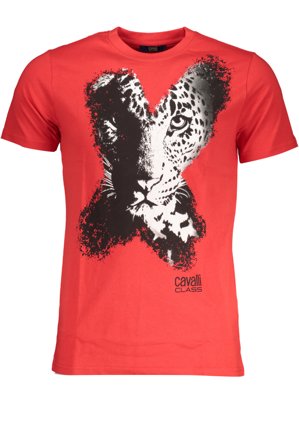 Cavalli Class T-shirt Maniche Corte Uomo Rosso