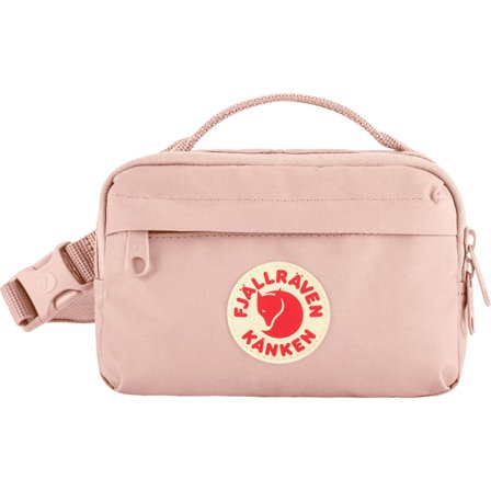 Fjällräven Kånken Hip Pack in Chalk Rose/Rosa, Vinylon-F